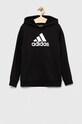 Detská mikina adidas U BL HR6380 čierna SS23