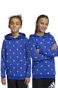 modra Otroški pulover adidas U BLUV HD Fantovski