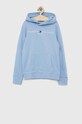 Detská bavlnená mikina Tommy Hilfiger bavlna modrá KS0KS00205.PPYX