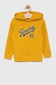 Tommy Hilfiger bluza dziecięca z kapturem pomarańczowy KB0KB07952.PPYX