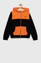 Otroška mikica Guess L3RQ04.KA6R3.PPYX oranžna SS23