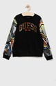 Guess bluza bawełniana dziecięca L3RQ05.KA6R3.PPYX czarny SS23