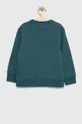 Otroški bombažen pulover EA7 Emporio Armani zelena
