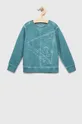 modra Otroški bombažen pulover Guess Fantovski