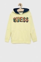 πράσινο Παιδική βαμβακερή μπλούζα Guess Για αγόρια