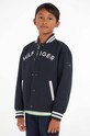 Tommy Hilfiger kurtka bomber dziecięca nieocieplane granatowy KB0KB08225.PPYX