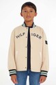 Tommy Hilfiger kurtka bomber dziecięca nieocieplane beżowy KB0KB08225.PPYX