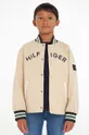 бежевый Детская куртка-бомбер Tommy Hilfiger Для мальчиков
