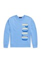 Polo Ralph Lauren bluza bawełniana dziecięca nadruk niebieski 323903112003