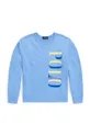 блакитний Дитяча бавовняна кофта Polo Ralph Lauren Для хлопчиків