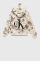 Calvin Klein Jeans bluza dziecięca IB0IB01631.PPYX beżowy SS23