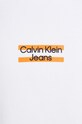 Calvin Klein Jeans bluza bawełniana dziecięca biały IB0IB01628.PPYX