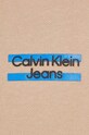 Calvin Klein Jeans bluza bawełniana dziecięca brązowy IB0IB01628.PPYX