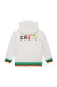 Kenzo Kids gyerek melegítőfelső pamutból bézs