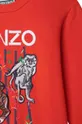 Детская хлопковая кофта Kenzo Kids красный