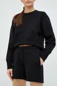 μαύρο Βαμβακερή μπλούζα DKNY