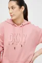 ροζ Μπλούζα DKNY
