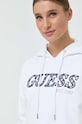 Guess bluza biały W3RQ09.KBKM0