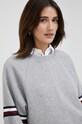 Tommy Hilfiger hanorac de bumbac gri WW0WW37169.PPYX