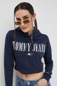 Tommy Jeans bluza bleumarin DW0DW14927.PPYX