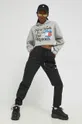 Βαμβακερή μπλούζα Tommy Jeans γκρί