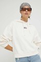 Bavlněná mikina Tommy Jeans béžová DW0DW14867.PPYX