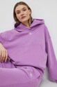 Bavlněná mikina Calvin Klein Jeans fialová J20J220434.PPYX