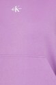 Bavlněná mikina Calvin Klein Jeans J20J220434.PPYX fialová