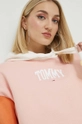 różowy Tommy Jeans bluza