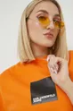 oranžová Mikina Karl Lagerfeld Jeans