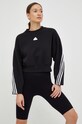 Кофта adidas без капюшона чорний IB8494