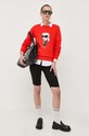 Karl Lagerfeld bluza 230W1800 czerwony AA00