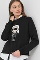 Karl Lagerfeld bluza czarny 230W1800