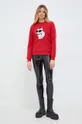 Karl Lagerfeld bluza czerwony
