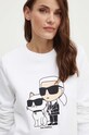 Mikina Karl Lagerfeld biela 230W1803