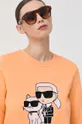 πορτοκαλί Μπλούζα Karl Lagerfeld