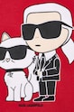 Karl Lagerfeld bluza 230W1803 czerwony