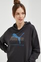 Puma bluza bawełniana szary 673298