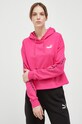 Puma bluza dresowa różowy 673632