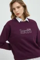 μωβ Βαμβακερή μπλούζα Levi's