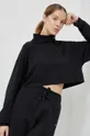 μαύρο Βαμβακερή μπλούζα με μακριά μανίκια Reebok Classic Γυναικεία
