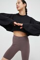 Ρούχα Μπλούζα για γιόγκα adidas Performance Studio HS8121 μαύρο
