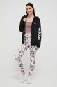 Бавовняна кофта adidas IC6863 чорний AW23