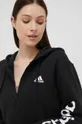 μαύρο Βαμβακερή μπλούζα adidas