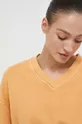 oranžna Bombažen pulover Reebok Classic