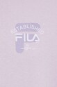 Fila bluza bawełniana FAW0443 fioletowy