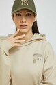 Fila bluza bawełniana FAW0444 beżowy