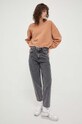 American Vintage bluza IZU03AE23 portocaliu SS23