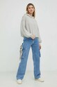 American Vintage bluza GAN03BE23 szary SS23
