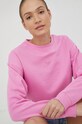 Bavlněná mikina Roxy růžová ERJFT04670